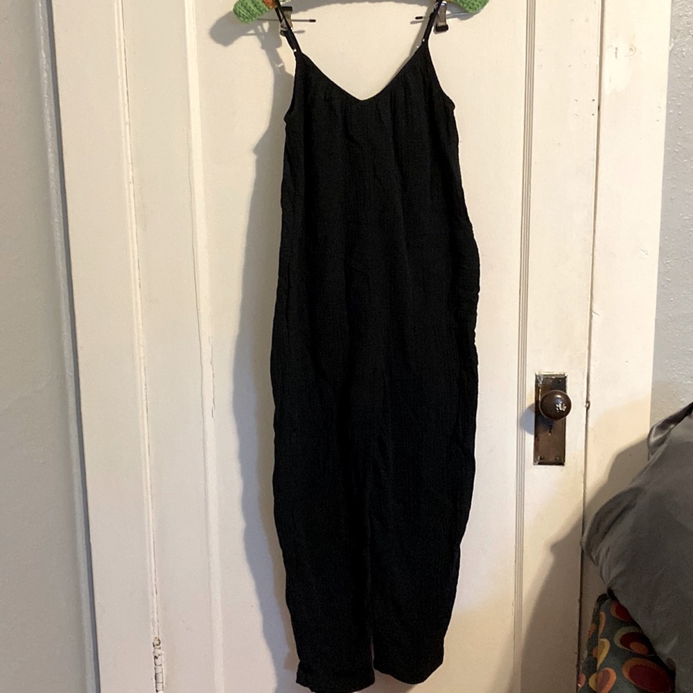Black Spaghetti Strap Jumpsuit - Universal Thread - XS